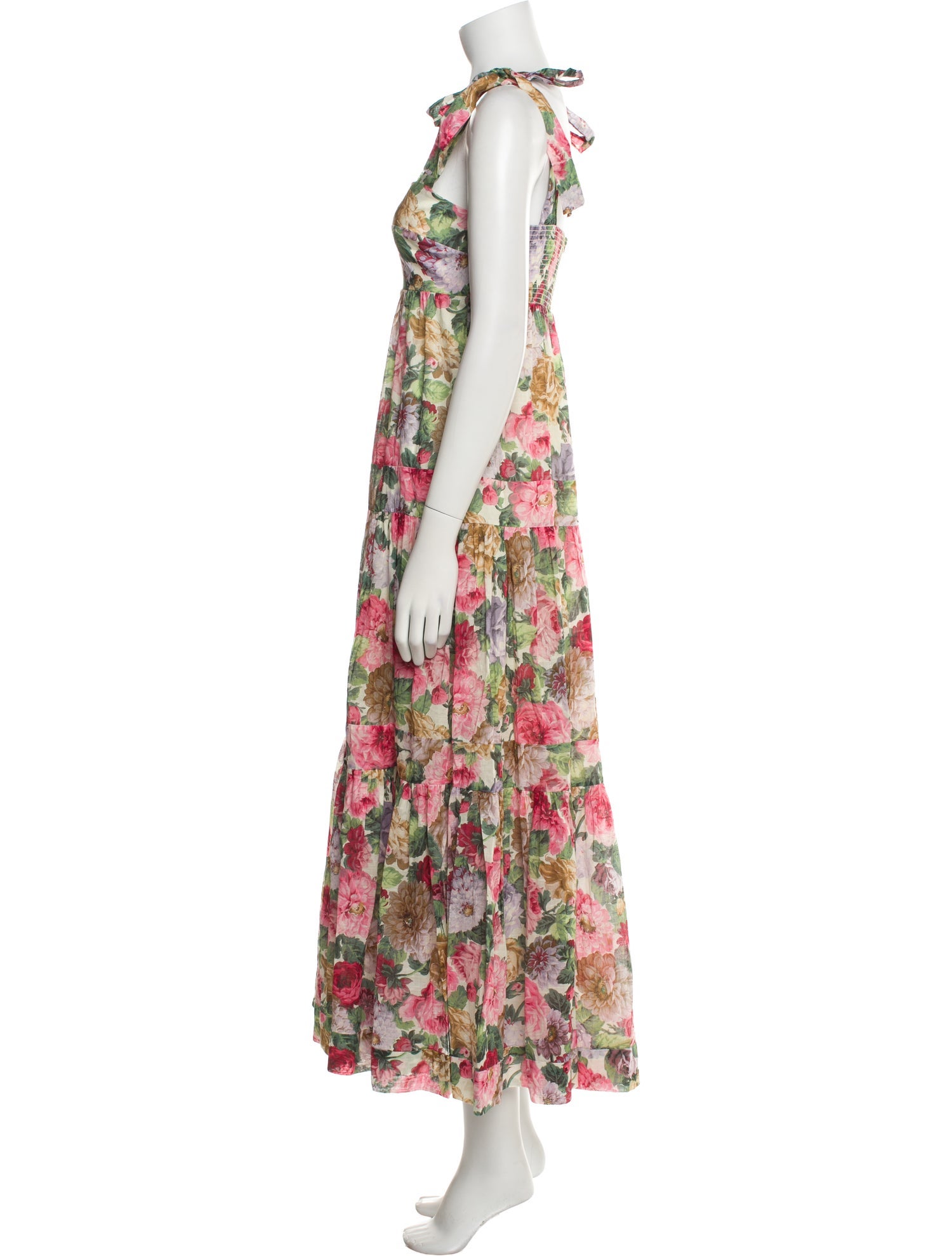 Zimmermann Floral Print Long Dress